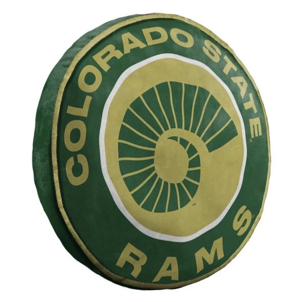 Colorado State Rams Plush Round Pillow 15”